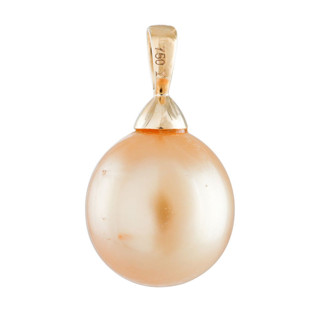 10mm Gold South Sea Pearl Pendant