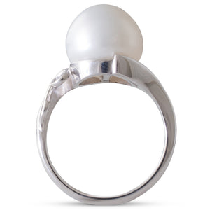 11.4mm South Sea Pearl Silver Ring