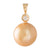 15mm Round Gold South Sea Pendant