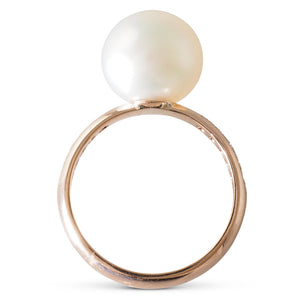 South Sea & Pink Diamond Ring