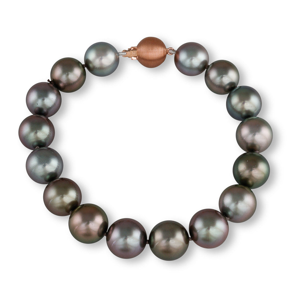 Silver Tahitian Pearl Bracelet