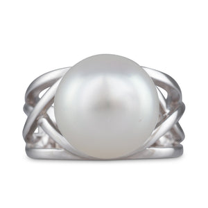 12mm Button South Sea Pearl Ring