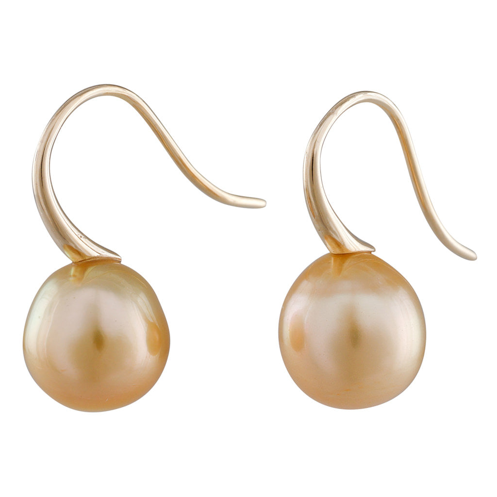 Gold South Sea Pearl Hooks