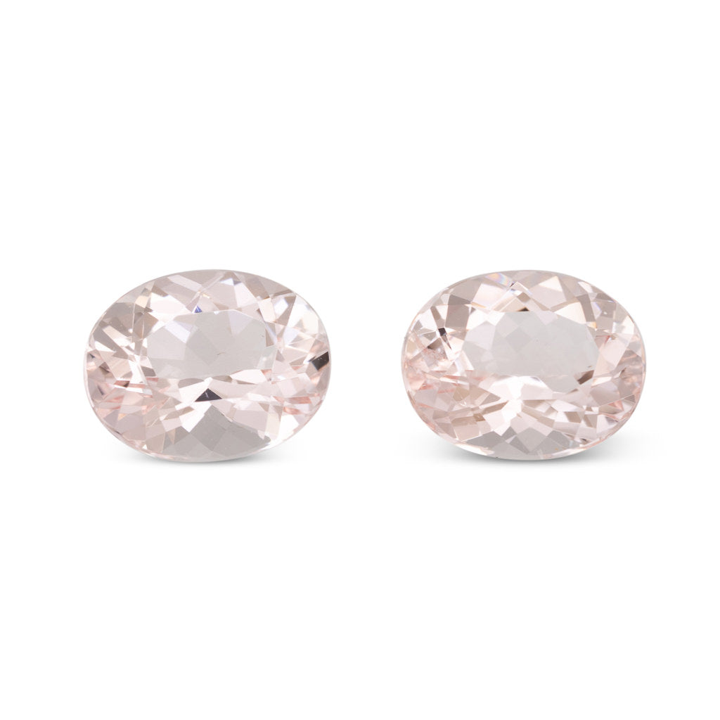 5.08ct Pair of Oval Morganites