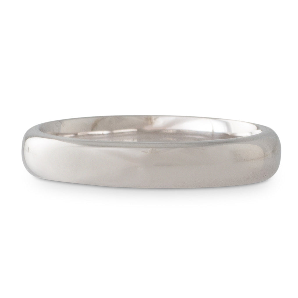 9ct White Gold Wedding Ring 4mm