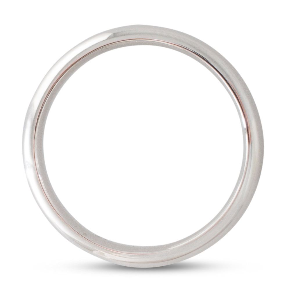 9ct White Gold Wedding Ring 4mm