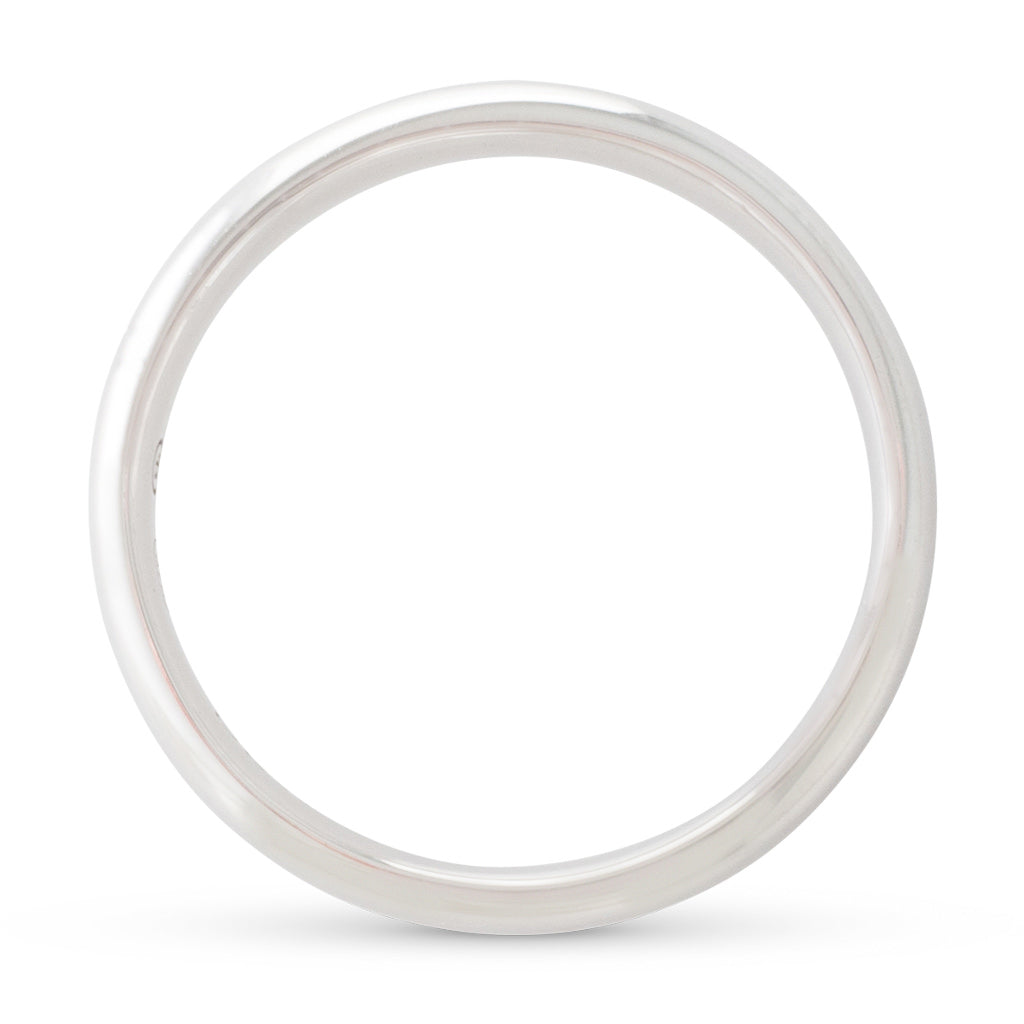 9ct White Gold Wedding Ring 4mm