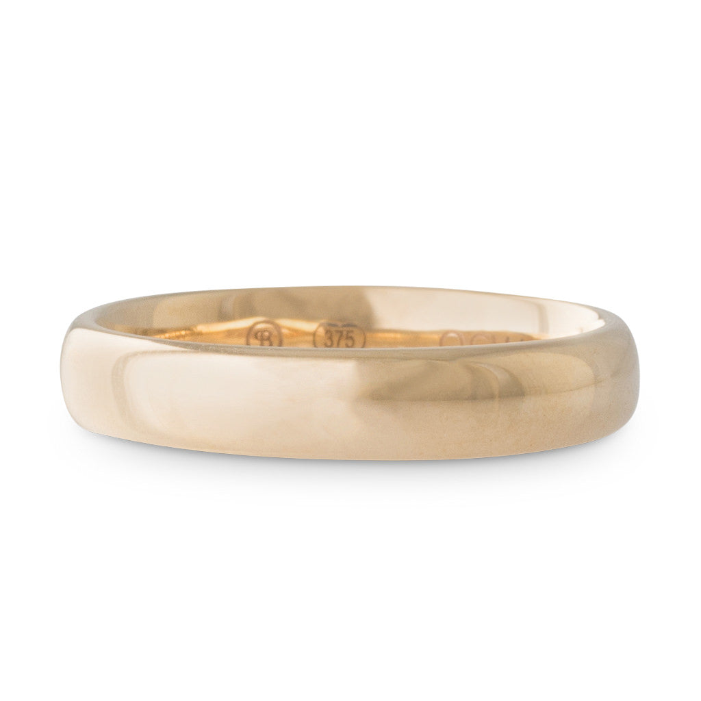 9ct Yellow Gold Wedding Ring 4mm
