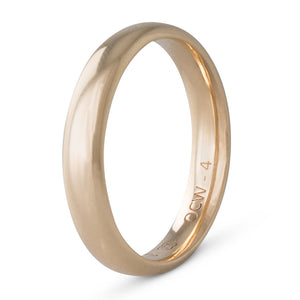 9ct Yellow Gold Wedding Ring 4mm