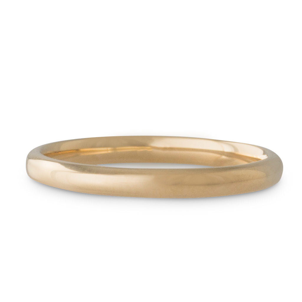 18ct Yellow Gold Wedding Ring 2mm