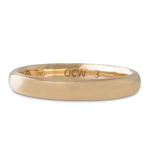 18ct Yellow Gold Wedding Ring 3mm