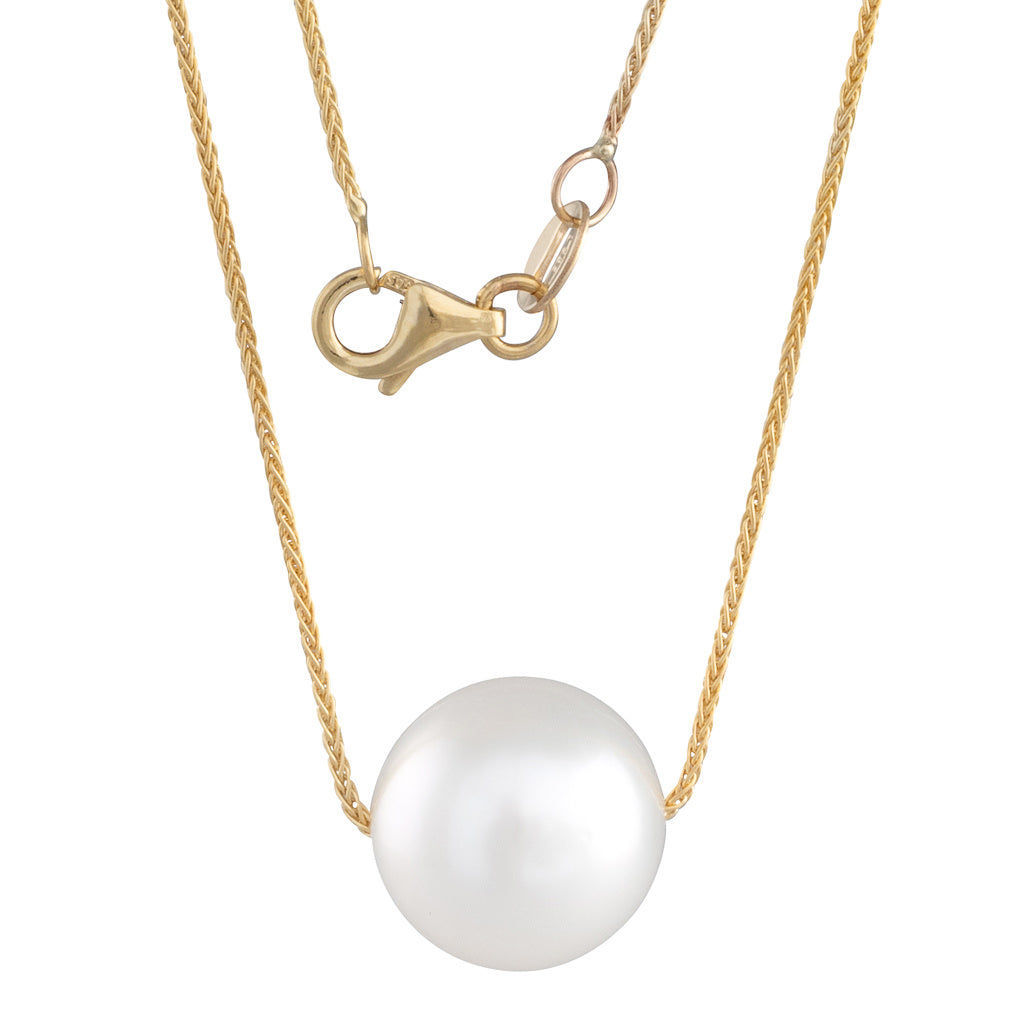 Single South Sea Pearl Slider Chain