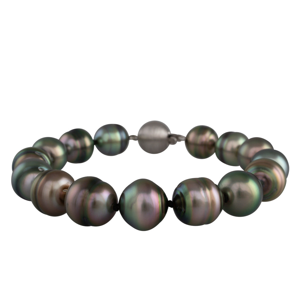 Circle` Tahitian Pearl Bracelet