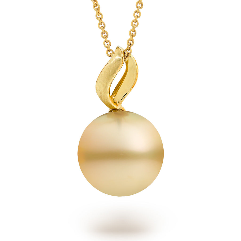 Gold South Sea Pearl Pendant