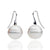 Circle South Sea Hook Earrings
