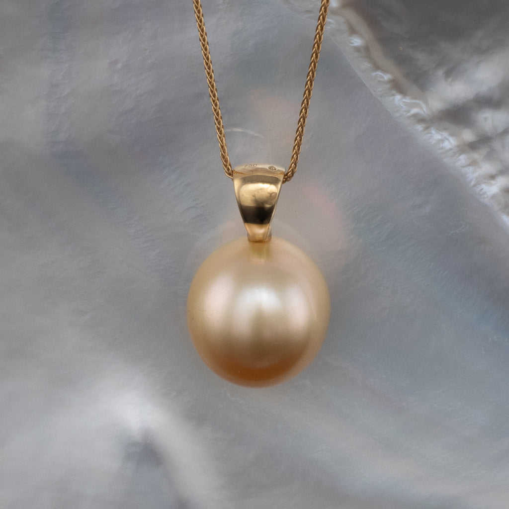 Gold South Sea Pearl Pendant