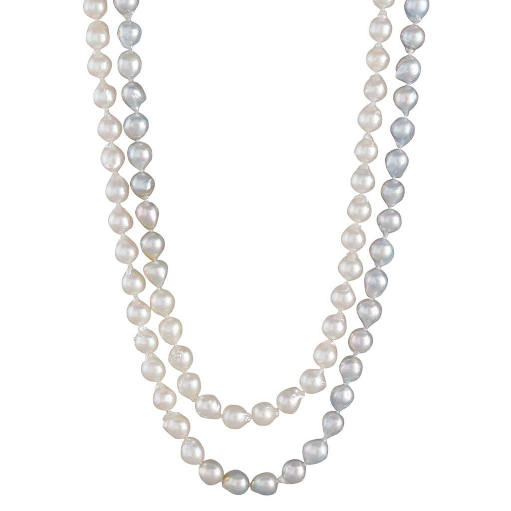 Opera Shaded Grey & White Akoya