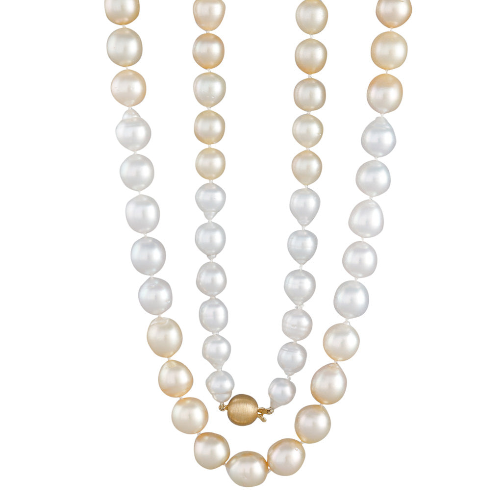 Opera Gold & White South Sea Strand