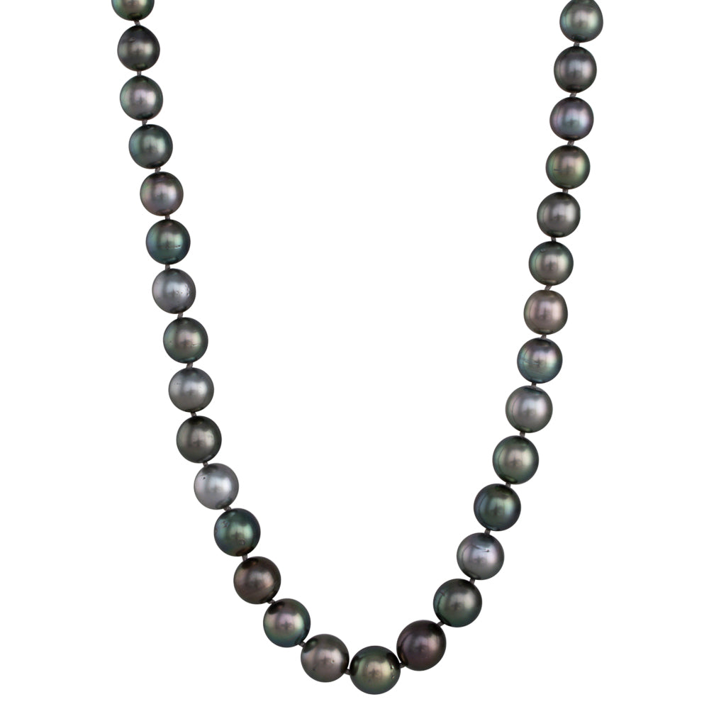 Shaded Drop Oval Tahitian Strand