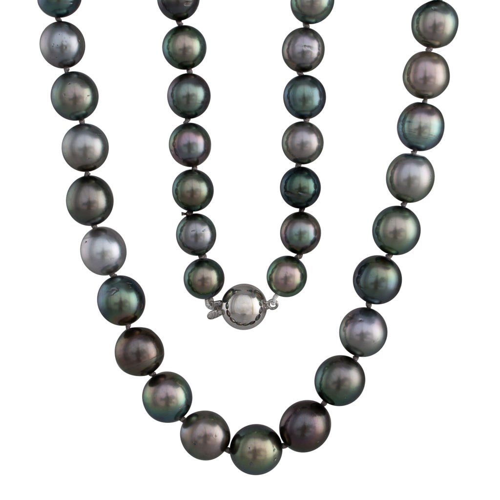 Shaded Drop Oval Tahitian Strand