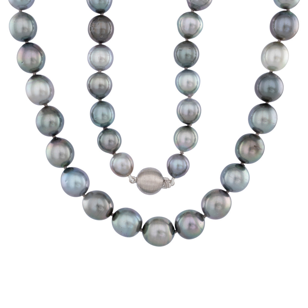Shaded Drop Oval Tahitian Strand