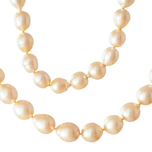 Baroque Gold South Sea Pearl Strand