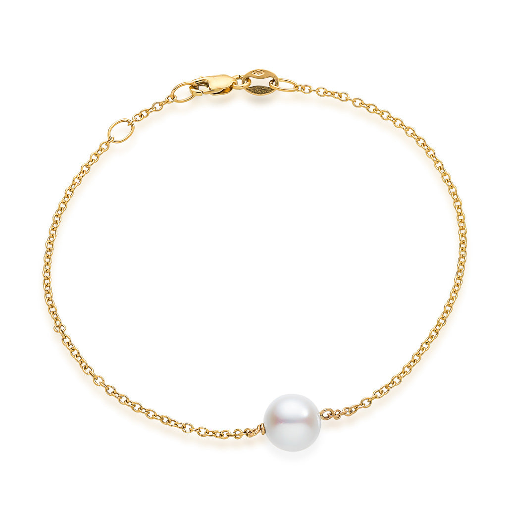 Single Akoya Pearl Bracelet