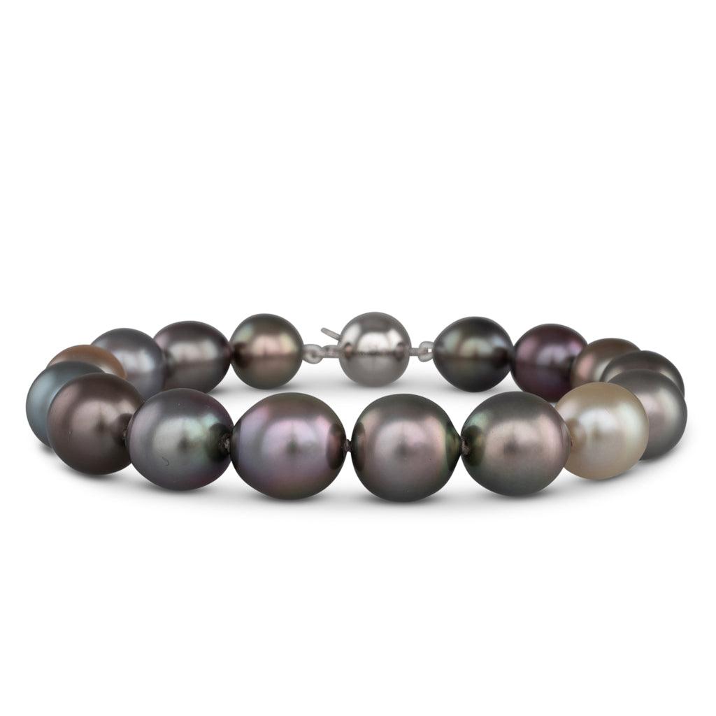 Shaded Tahitian Pearl Bracelet