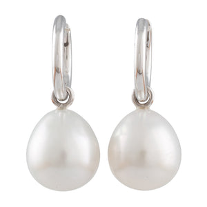 South Sea Pearl Huggie Earrings