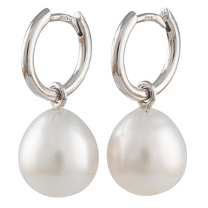 South Sea Pearl Huggie Earrings