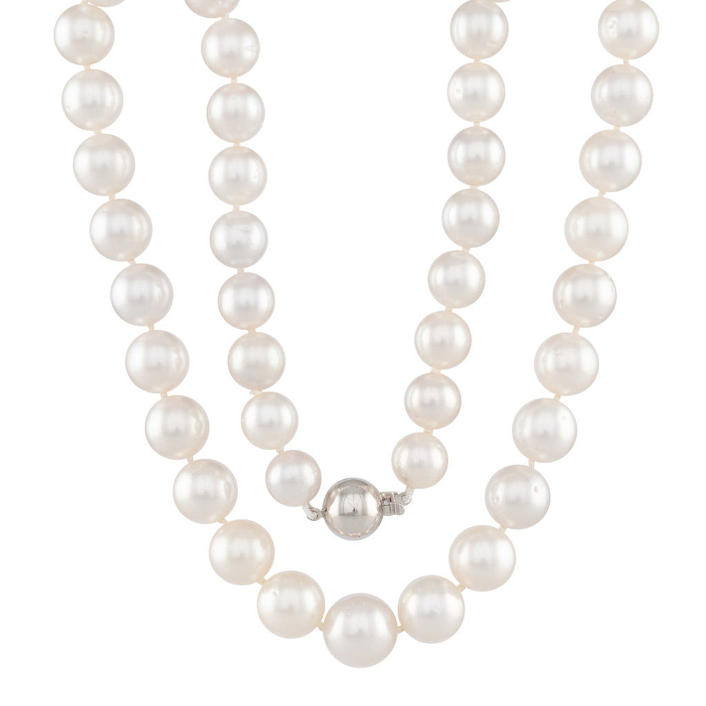 Round White South Sea Strand