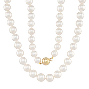 Round White South Sea Strand