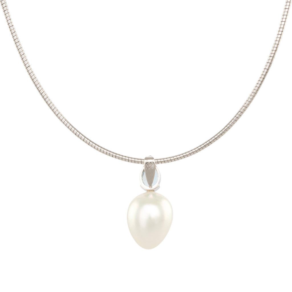 South Sea & Aquamarine Pendant