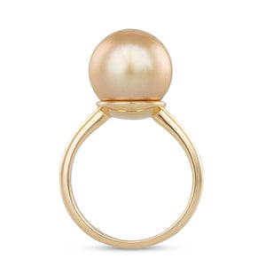 Gold South Sea Pearl Ring