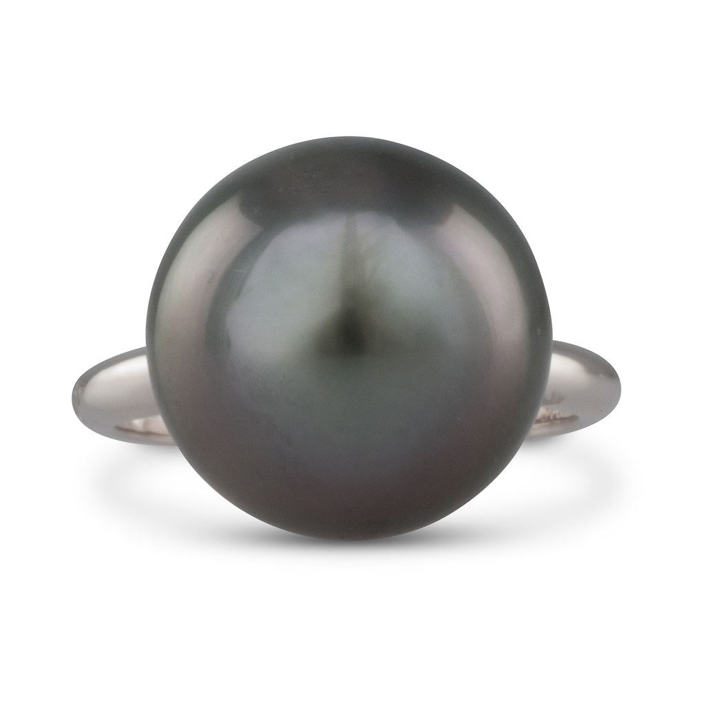 13mm Round Tahitian Pearl Ring