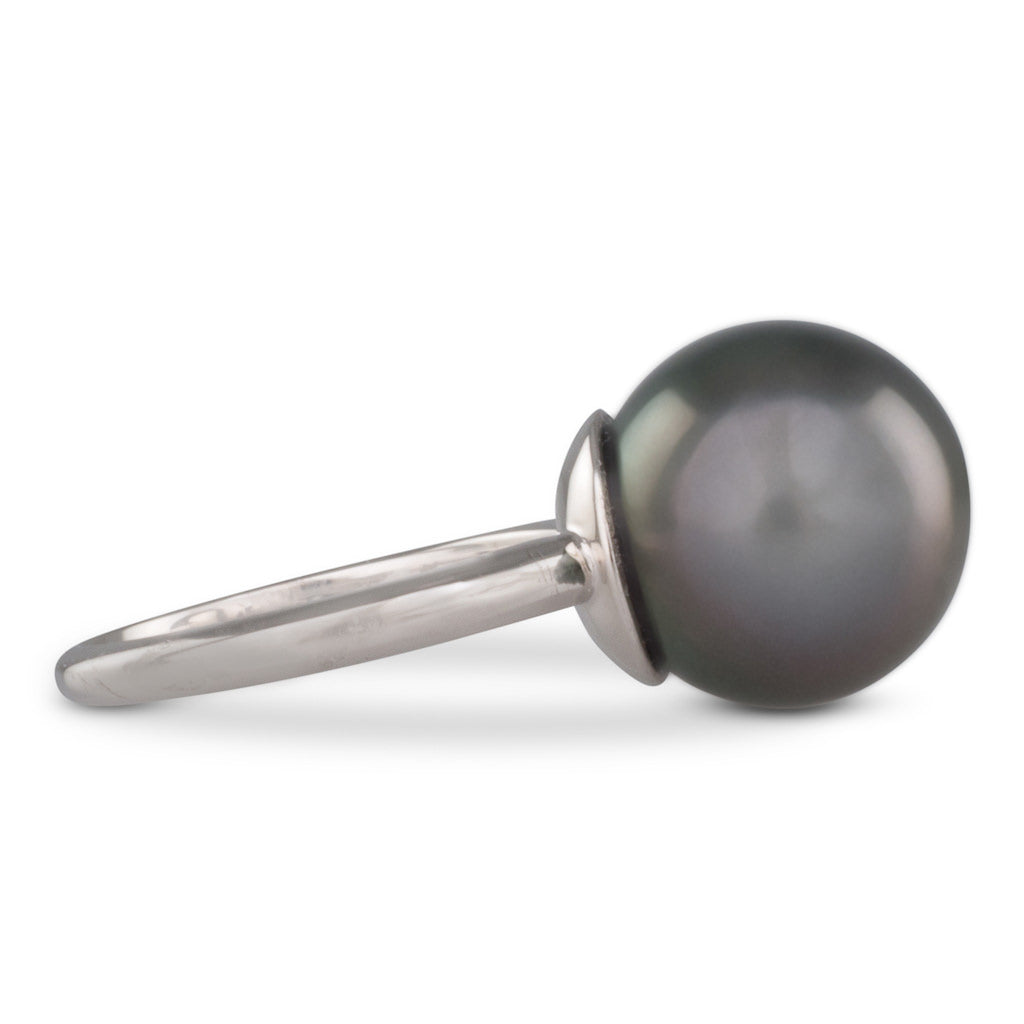13mm Round Tahitian Pearl Ring