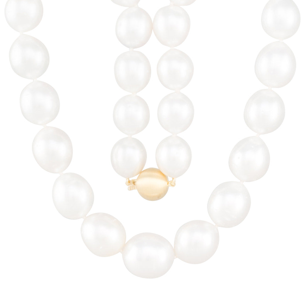 Drop/Oval South Sea Pearl Strand