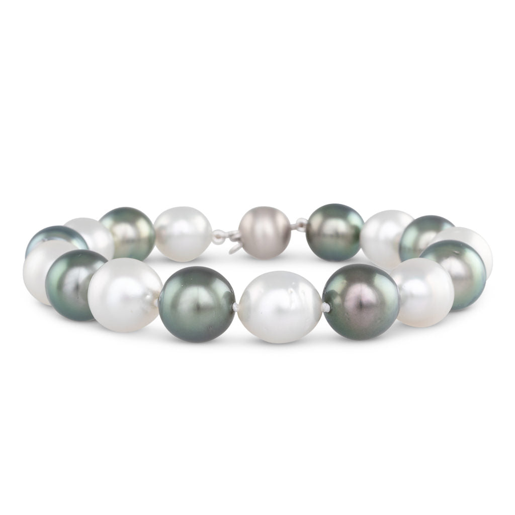 Two Tone South Sea Pearl Bracelet