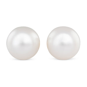 Pair 15mm Button South Sea Pearls