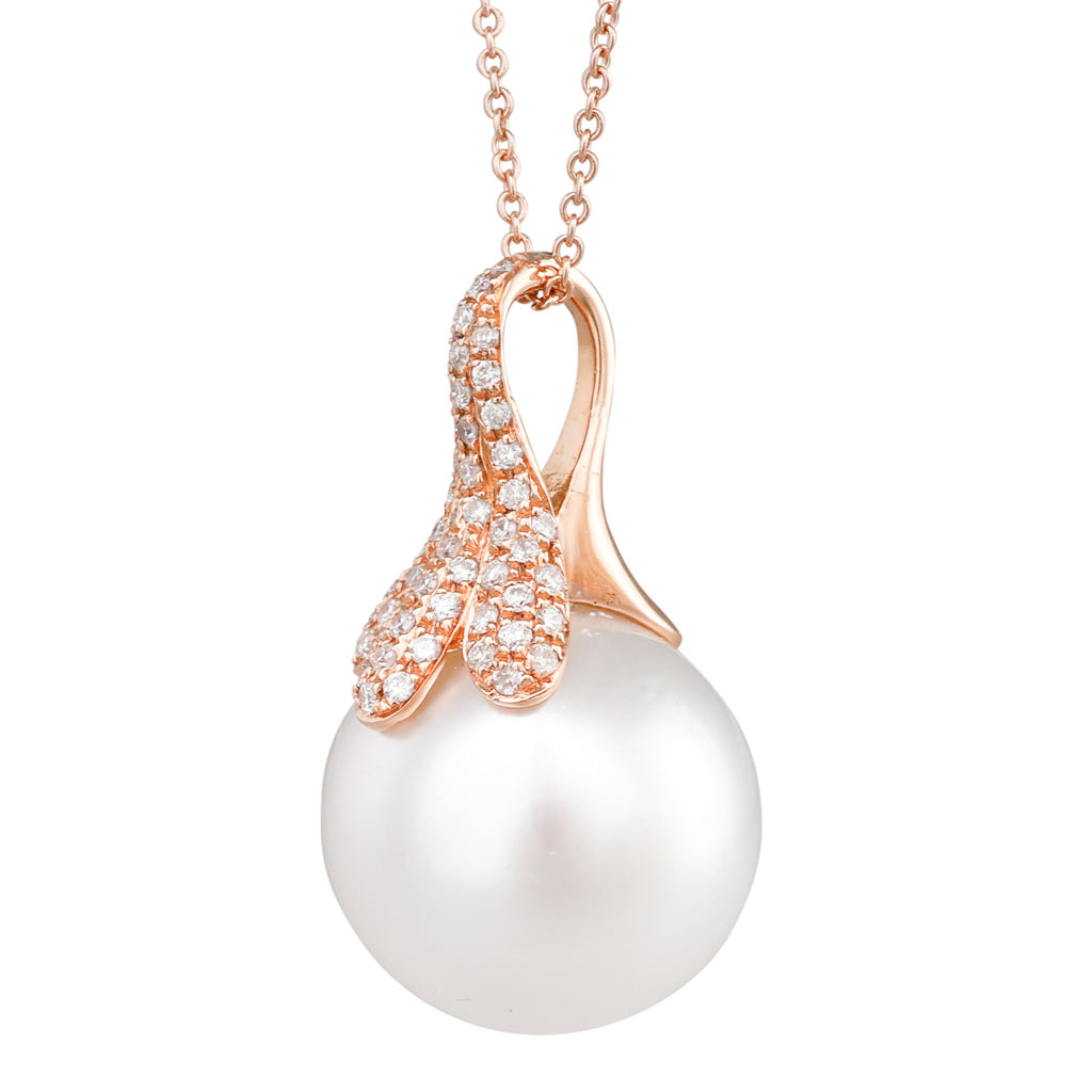 South Sea Pearl & Diamond Pendant