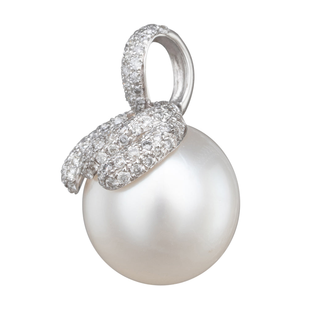 South Sea Pearl & Diamond Pendant