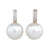 South Sea Pearl & Diamond Earrings