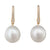 South Sea Pearl & Diamond Hooks