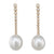 South Sea Pearl & Diamond Earrings
