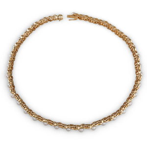 Akoya Pearl & Diamond Necklace