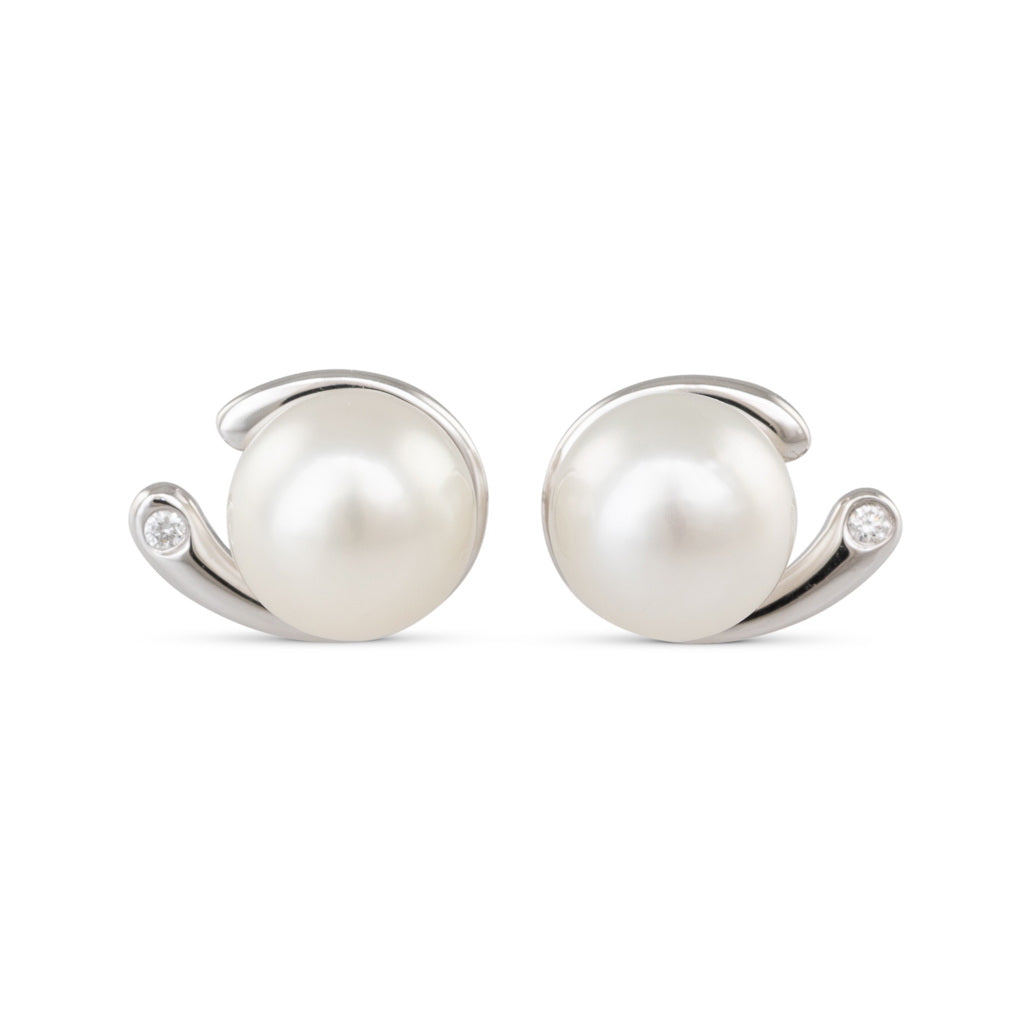 South Sea Pearl Horseshoe Earrings