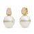 South Sea Pearl & Diamond Earrings