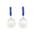 South Sea & Sapphire Earrings