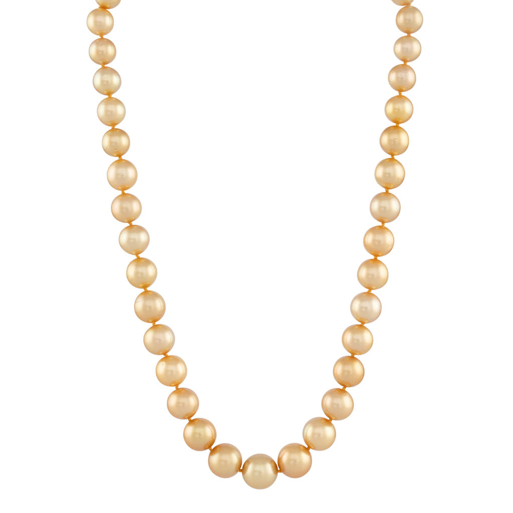 Semi Round Gold South Sea Strand