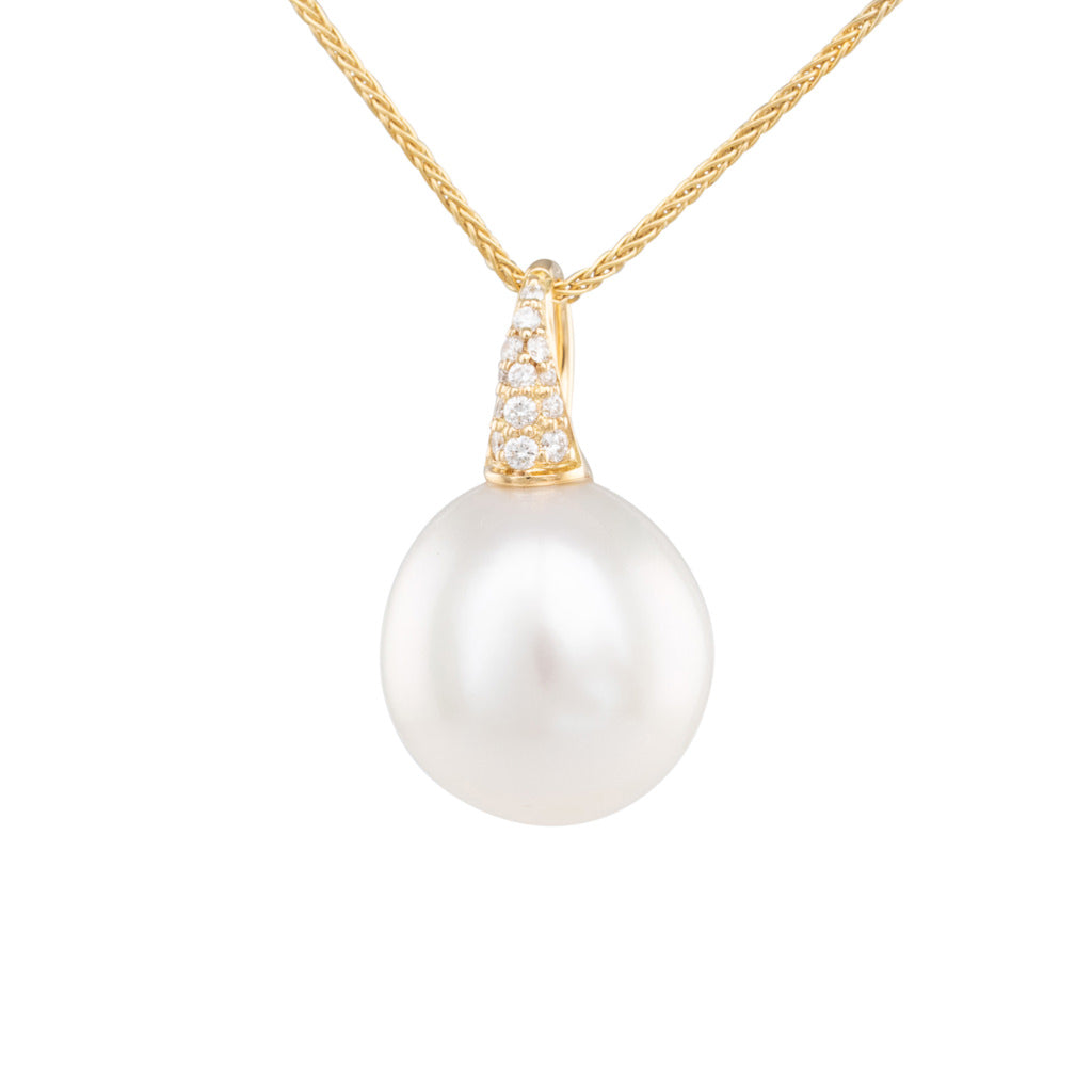 South Sea Pearl & Diamond Pendant